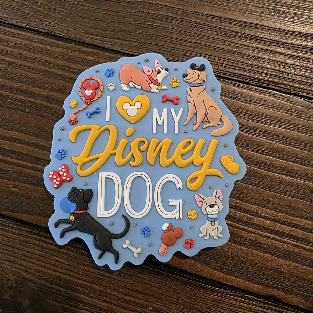 Disney Blue and Yellow Dog Magnet